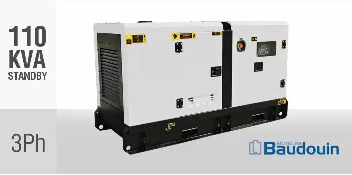 Generator 100kVA BAUDOUIN - BPD100S3-B