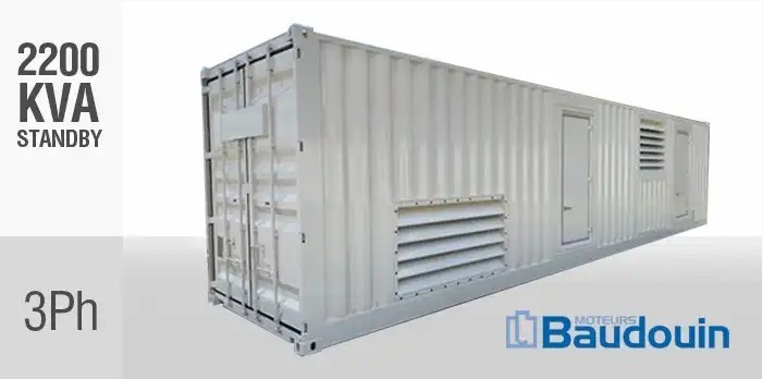 Generator 2000kVA BAUDOUIN - BPD2000S3-B